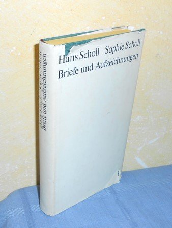 Hans scholl sophie deals scholl briefe und aufzeichnungen